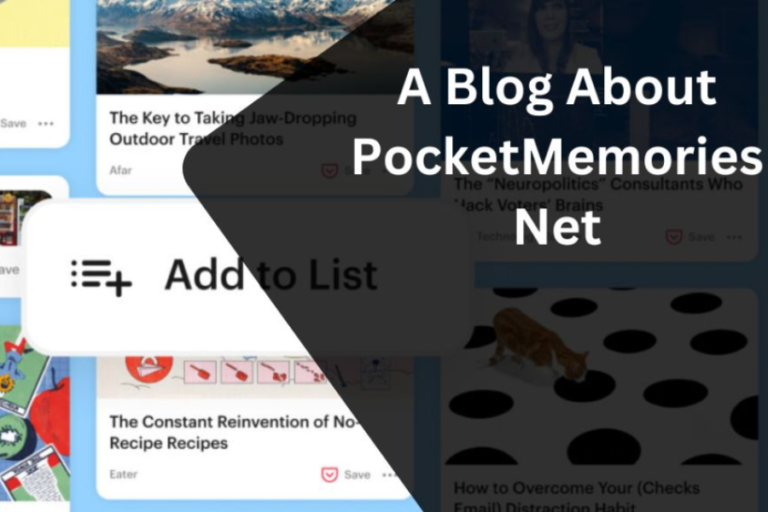 the blog about pocketmemoriesnet
